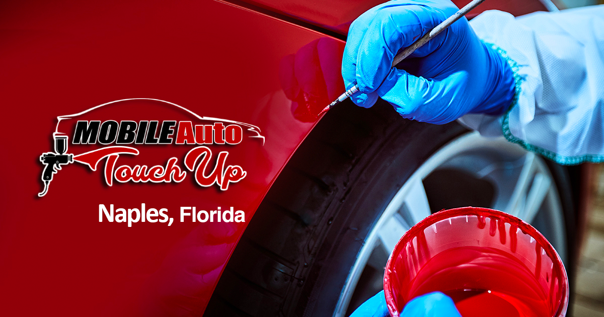 Car paint touch-up in Naples, Florida.